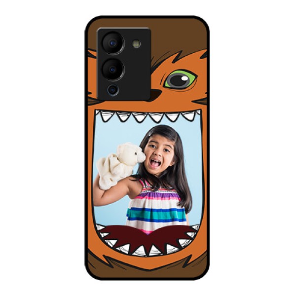 Infinix Note 12 Turbo Custom Glass Phone Case - Owl Monster Back Case Design Infinix Note 12 Turbo Custom Glass Phone Case - Owl Monster Back Case Design