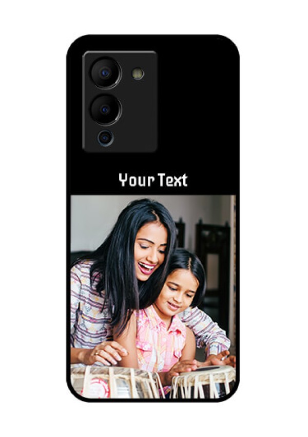 Infinix Note 12 Turbo Custom Glass Phone Case - Photo With Name Design