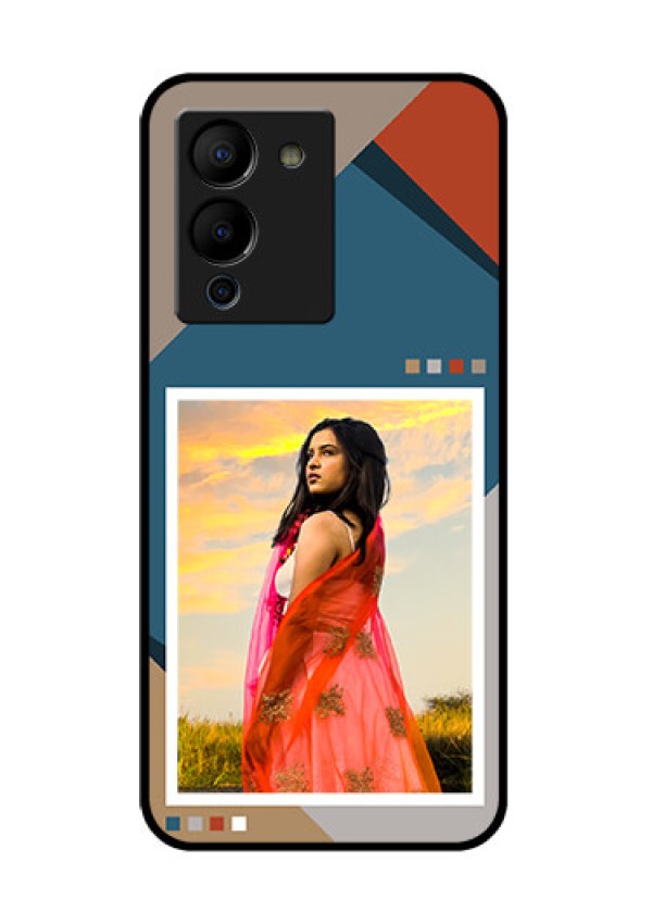 Infinix Note 12 Turbo Custom Glass Phone Case - Retro Color Pallet Design