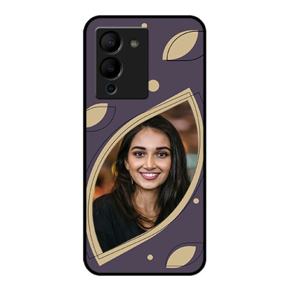 Infinix Note 12 Turbo Custom Glass Phone Case - Falling Leaf Design