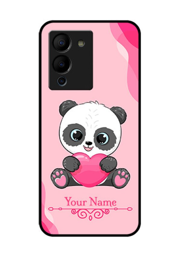 Infinix Note 12 Turbo Custom Glass Phone Case - Cute Panda Design