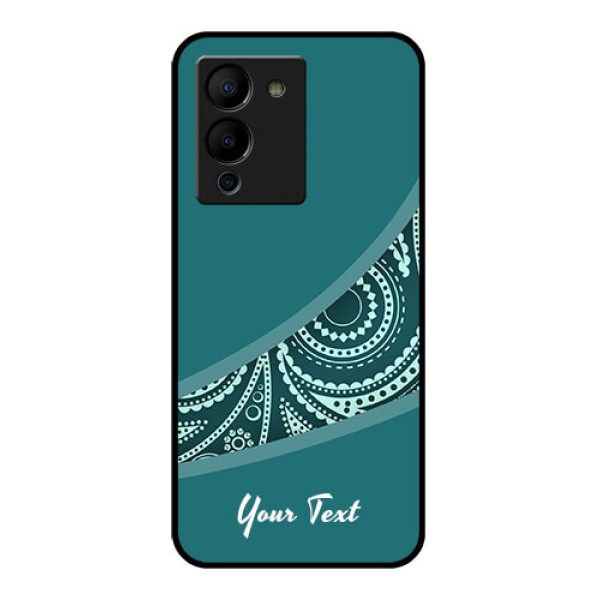 Infinix Note 12 Turbo Custom Glass Phone Case - Semi Visible Floral Design