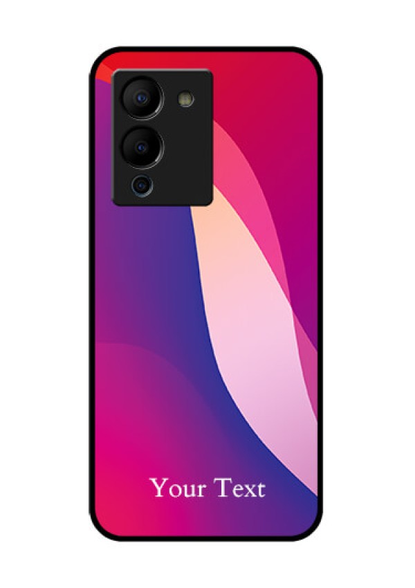 Infinix Note 12 Turbo Custom Glass Phone Case - Digital Abstract Overlap Design