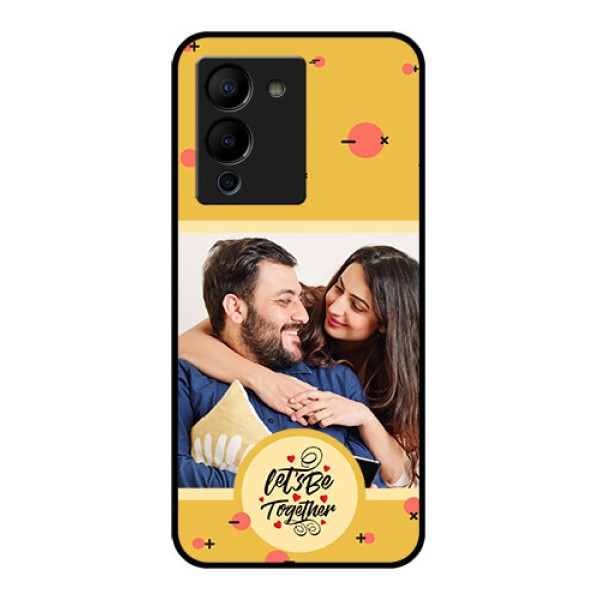 Infinix Note 12 Turbo Custom Glass Phone Case - Lets Be Together Design Infinix Note 12 Turbo Custom Glass Phone Case - Lets Be Together Design