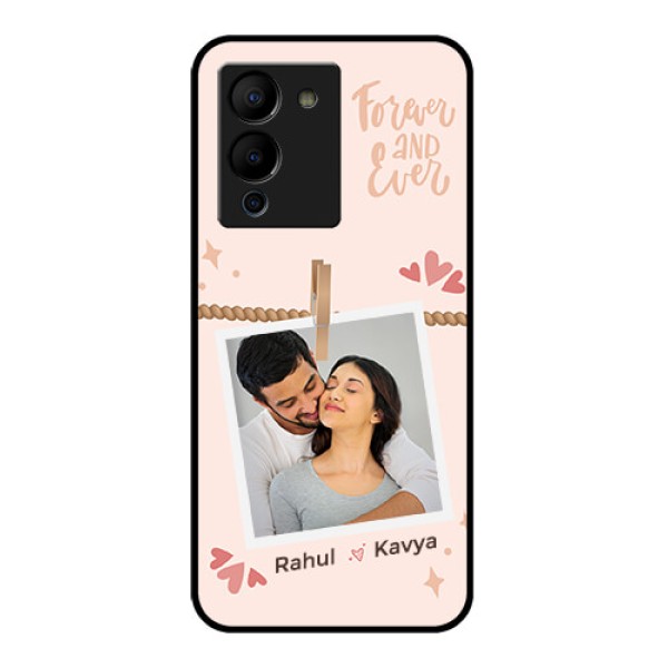 Infinix Note 12 Turbo Custom Glass Phone Case - Forever And Ever Love Design