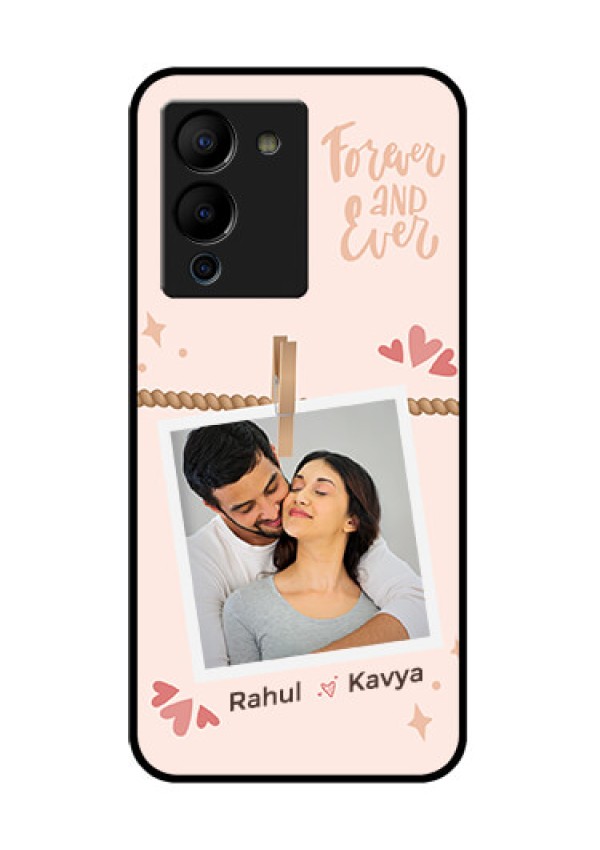 Infinix Note 12 Turbo Custom Glass Phone Case - Forever And Ever Love Design