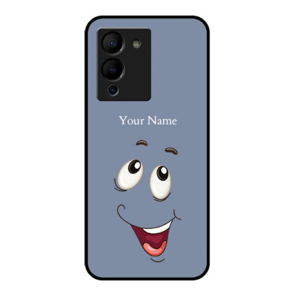 Infinix Note 12 Turbo Custom Glass Phone Case - Laughing Cartoon Face Design Infinix Note 12 Turbo Custom Glass Phone Case - Laughing Cartoon Face Design