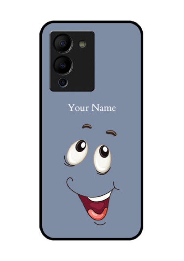 Infinix Note 12 Turbo Custom Glass Phone Case - Laughing Cartoon Face Design