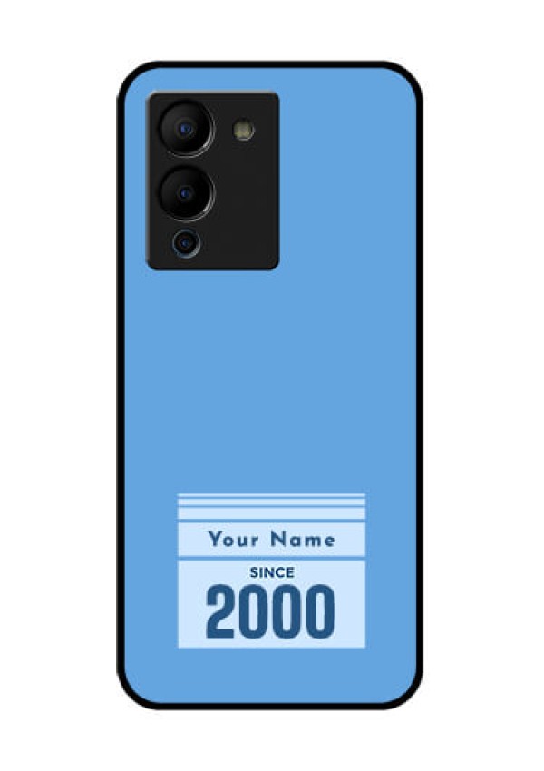Infinix Note 12 Turbo Custom Glass Phone Case - Custom Year Of Birth Design
