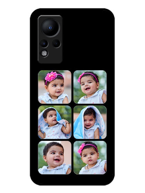 Custom Infinix Note 12 Photo Printing on Glass Case - Multiple Pictures Design