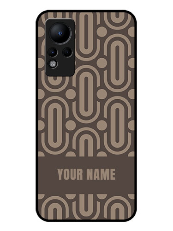 Custom Infinix Note 12 Custom Glass Phone Case - Captivating Zero Pattern Design