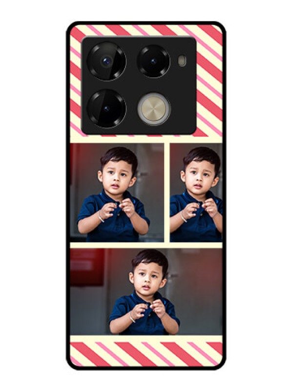 Custom Infinix Note 40 Pro 5G Custom Glass Phone Case - Picture Upload Mobile Case Design