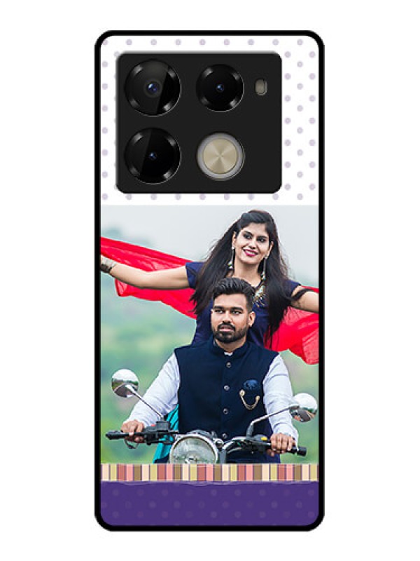 Custom Infinix Note 40 Pro 5G Custom Glass Phone Case - Cute Family Design