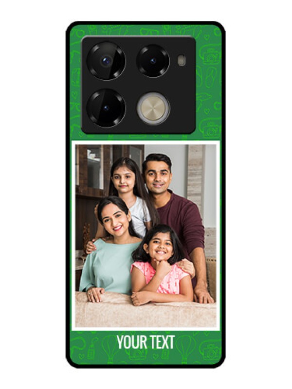 Custom Infinix Note 40 Pro 5G Custom Glass Phone Case - Picture Upload Design