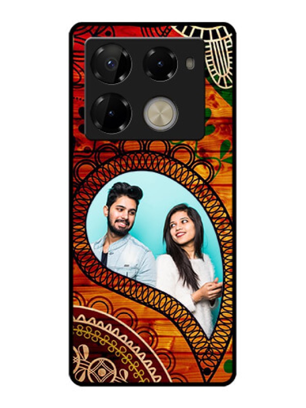 Custom Infinix Note 40 Pro 5G Custom Glass Phone Case - Abstract Colorful Design