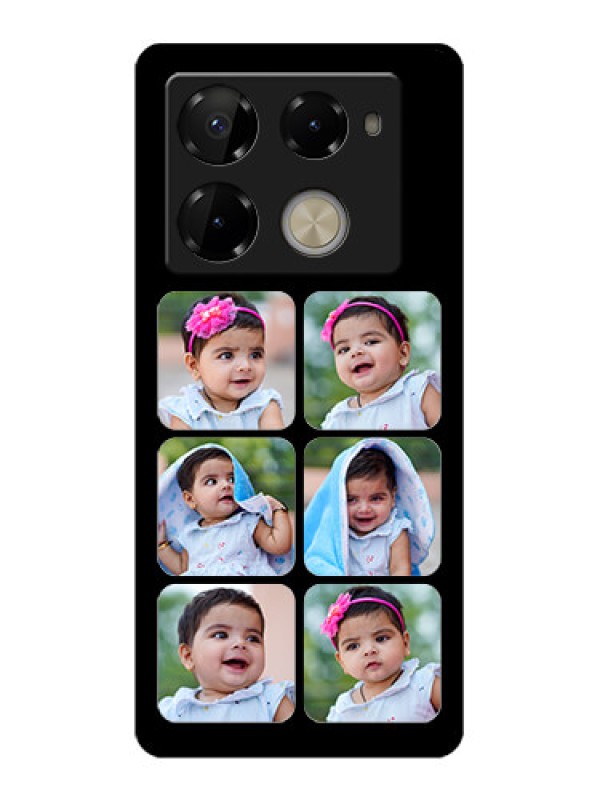 Custom Infinix Note 40 Pro 5G Custom Glass Phone Case - Multiple Pictures Design