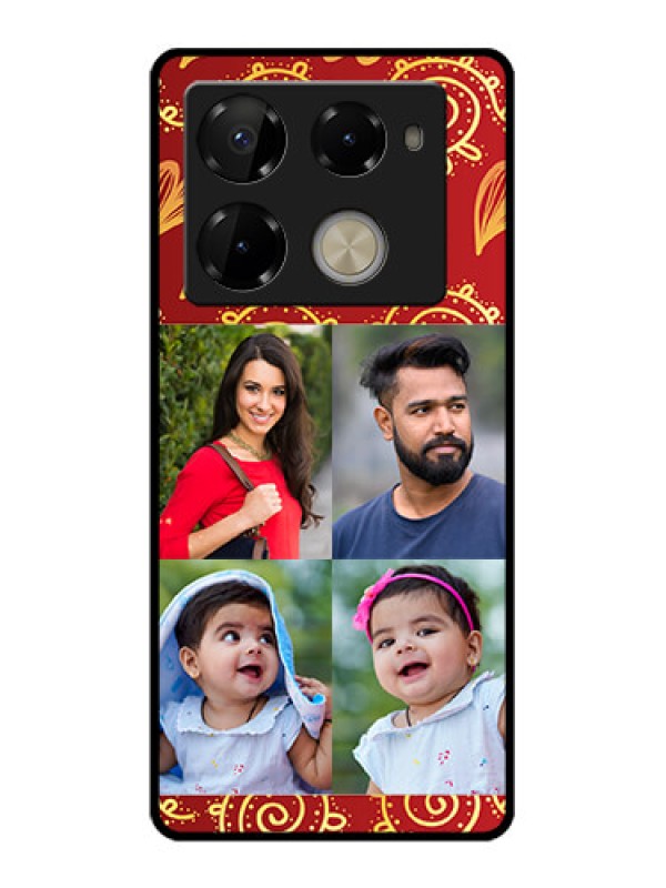 Custom Infinix Note 40 Pro 5G Custom Glass Phone Case - 4 Image Traditional Design