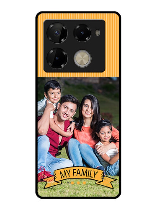 Custom Infinix Note 40 Pro 5G Custom Glass Phone Case - My Family Design