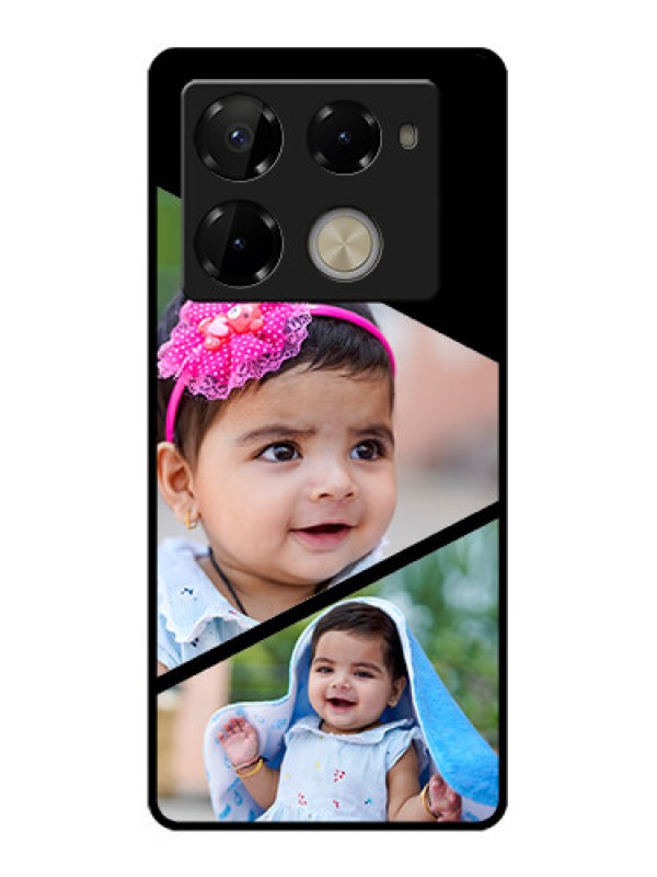 Custom Infinix Note 40 Pro 5G Custom Glass Phone Case - Semi Cut Design