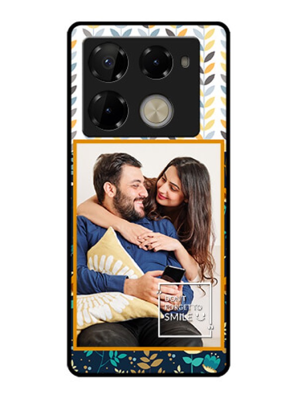 Custom Infinix Note 40 Pro 5G Custom Glass Phone Case - Pattern Design