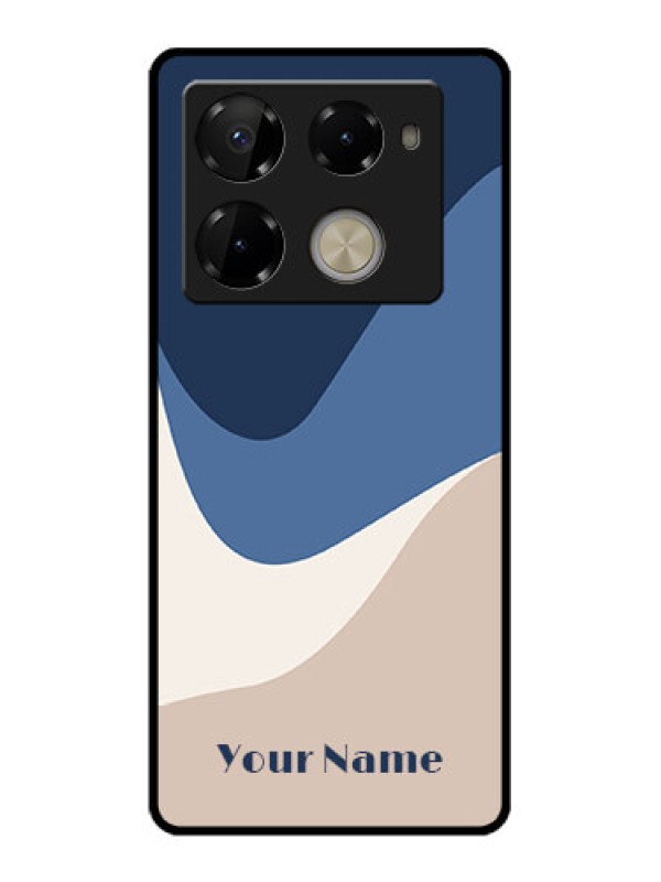 Custom Infinix Note 40 Pro 5G Custom Glass Phone Case - Abstract Drip Art Design