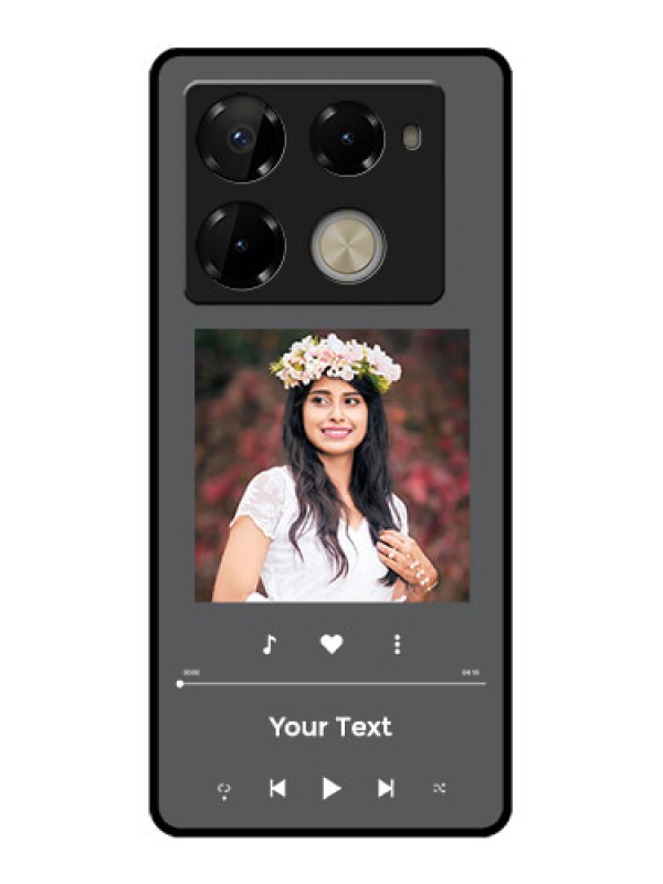 Custom Infinix Note 40 Pro 5G Custom Glass Phone Case - Play The Music Design