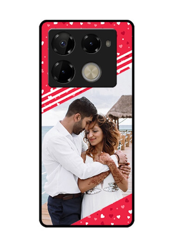 Infinix Note 40 Pro Plus 5G Custom Glass Phone Case - Valentines Gift Design