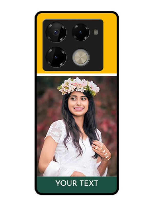 Custom Infinix Note 40 Pro Plus 5G Custom Glass Phone Case - Love You Design