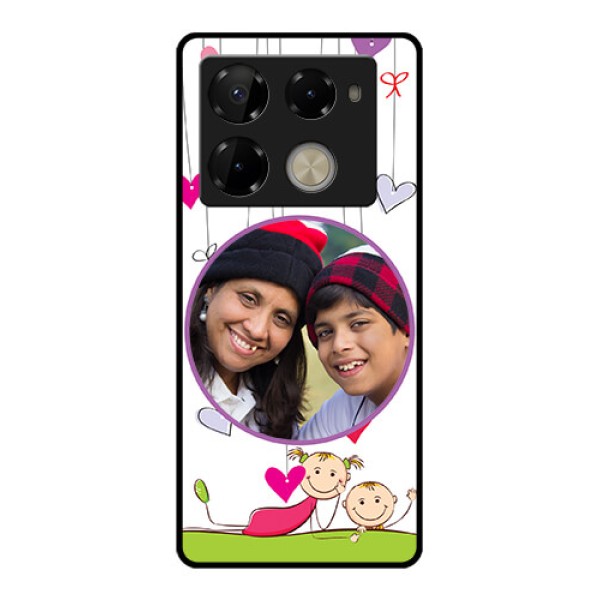 Infinix Note 40 Pro Plus 5G Custom Glass Phone Case - Cute Kids Phone Case Design
