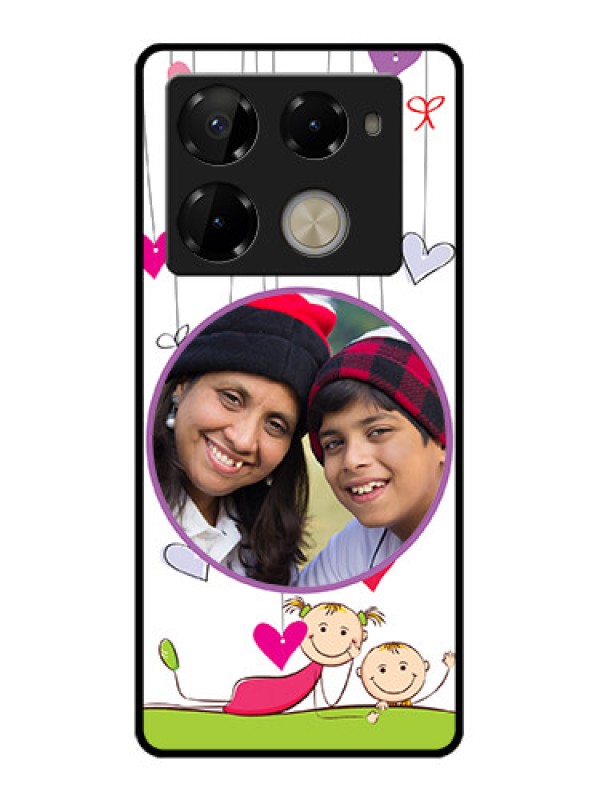 Custom Infinix Note 40 Pro Plus 5G Custom Glass Phone Case - Cute Kids Phone Case Design