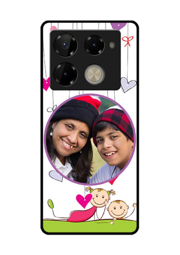 Infinix Note 40 Pro Plus 5G Custom Glass Phone Case - Cute Kids Phone Case Design