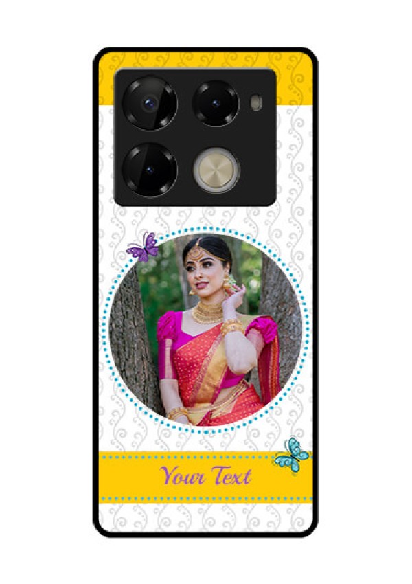 Infinix Note 40 Pro Plus 5G Custom Glass Phone Case - Girls Premium Case Design