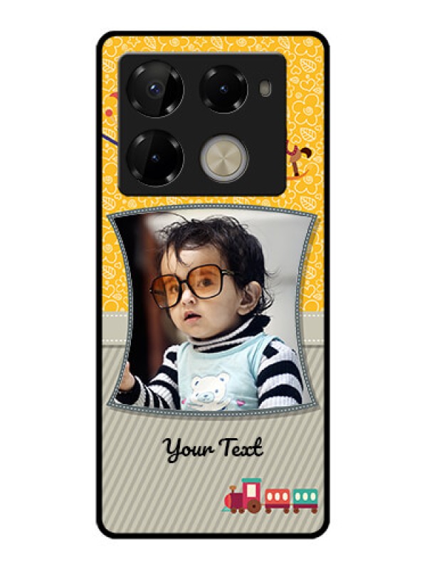 Custom Infinix Note 40 Pro Plus 5G Custom Glass Phone Case - Baby Picture Upload Design