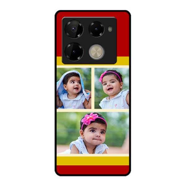 Infinix Note 40 Pro Plus 5G Custom Glass Phone Case - Multiple Pic Upload Design Infinix Note 40 Pro Plus 5G Custom Glass Phone Case - Multiple Pic Upload Design