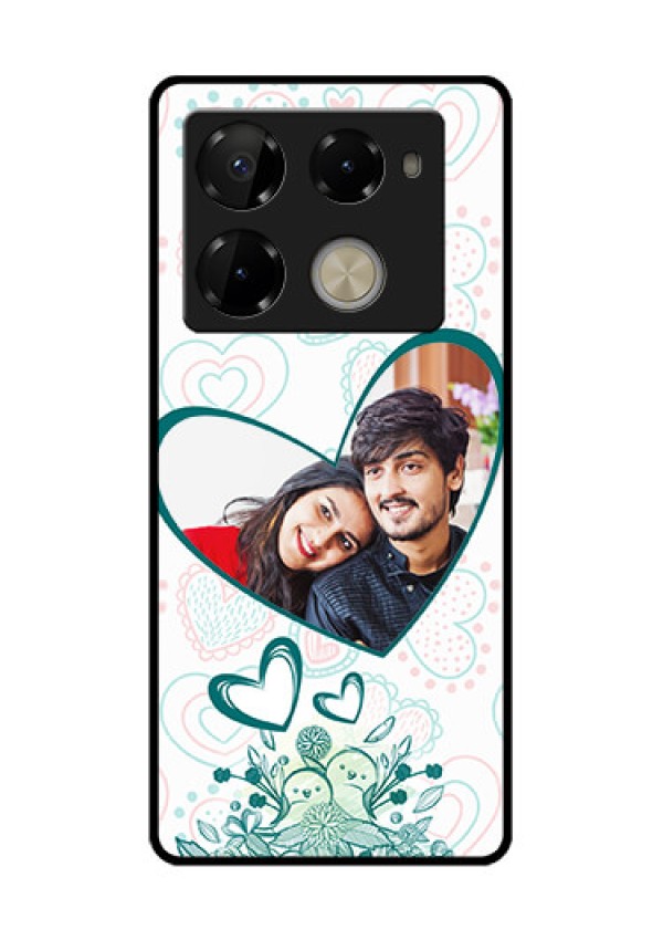 Infinix Note 40 Pro Plus 5G Custom Glass Phone Case - Premium Couple Design