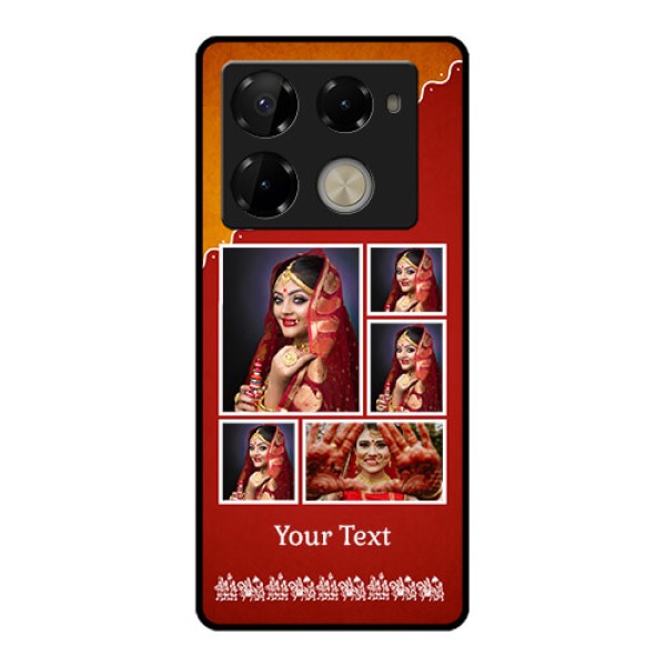 Infinix Note 40 Pro Plus 5G Custom Glass Phone Case - Wedding Pic Upload Design Infinix Note 40 Pro Plus 5G Custom Glass Phone Case - Wedding Pic Upload Design
