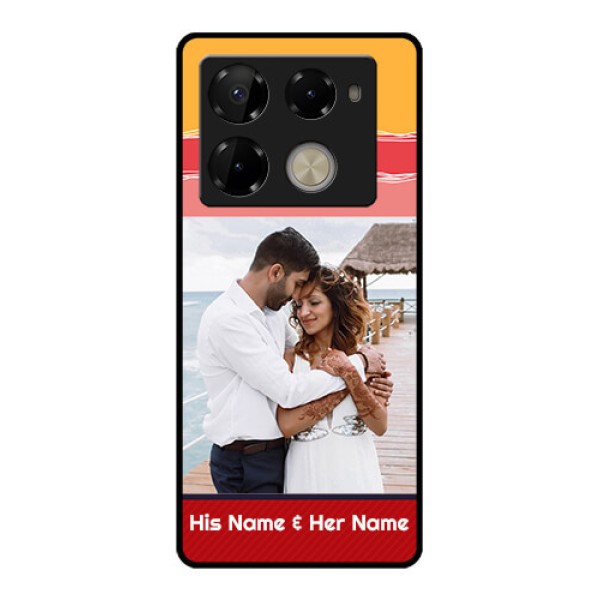 Infinix Note 40 Pro Plus 5G Custom Glass Phone Case - Colorful Case Design