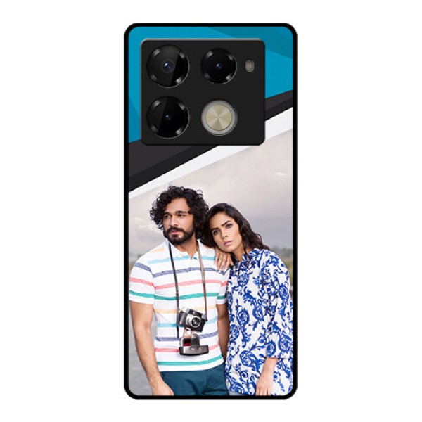 Infinix Note 40 Pro Plus 5G Custom Glass Phone Case - Simple Pattern Photo Upload Design Infinix Note 40 Pro Plus 5G Custom Glass Phone Case - Simple Pattern Photo Upload Design