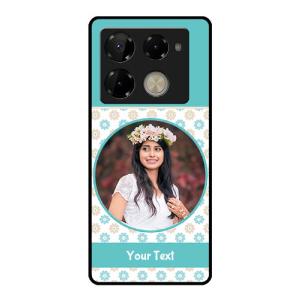 Infinix Note 40 Pro Plus 5G Custom Glass Phone Case - Beautiful Flowers Design