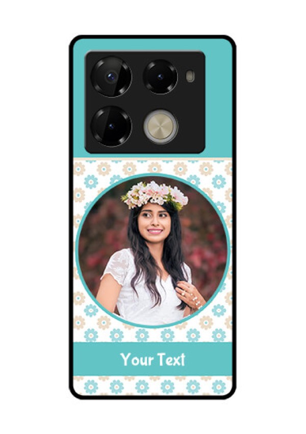 Infinix Note 40 Pro Plus 5G Custom Glass Phone Case - Beautiful Flowers Design