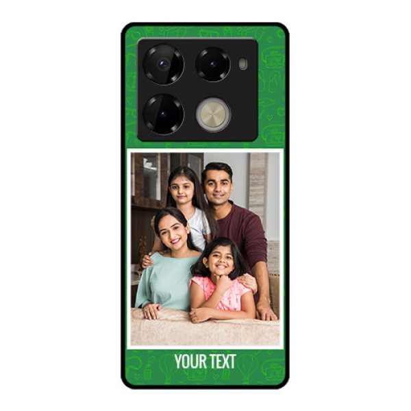 Infinix Note 40 Pro Plus 5G Custom Glass Phone Case - Picture Upload Design