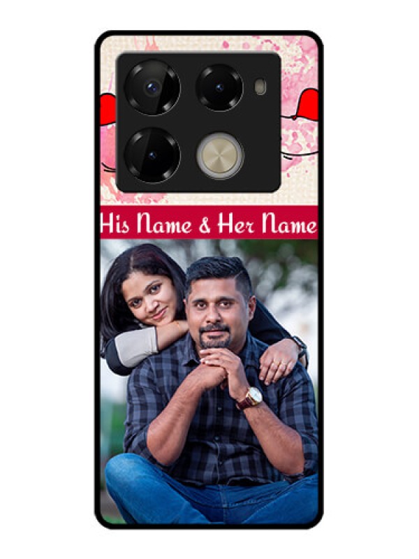 Custom Infinix Note 40 Pro Plus 5G Custom Glass Phone Case - You And Me Case Design