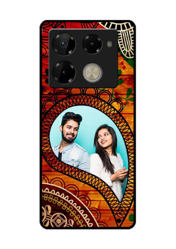 Infinix Note 40 Pro Plus 5G Custom Glass Phone Case - Abstract Colorful Design
