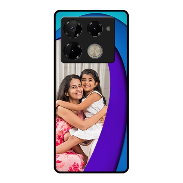 Infinix Note 40 Pro Plus 5G Custom Glass Phone Case - Simple Pattern Design