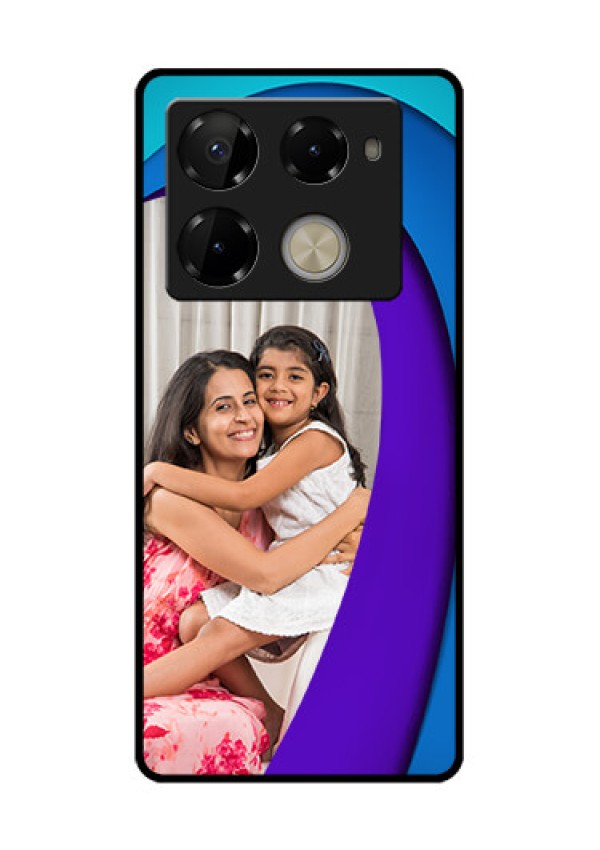 Infinix Note 40 Pro Plus 5G Custom Glass Phone Case - Simple Pattern Design
