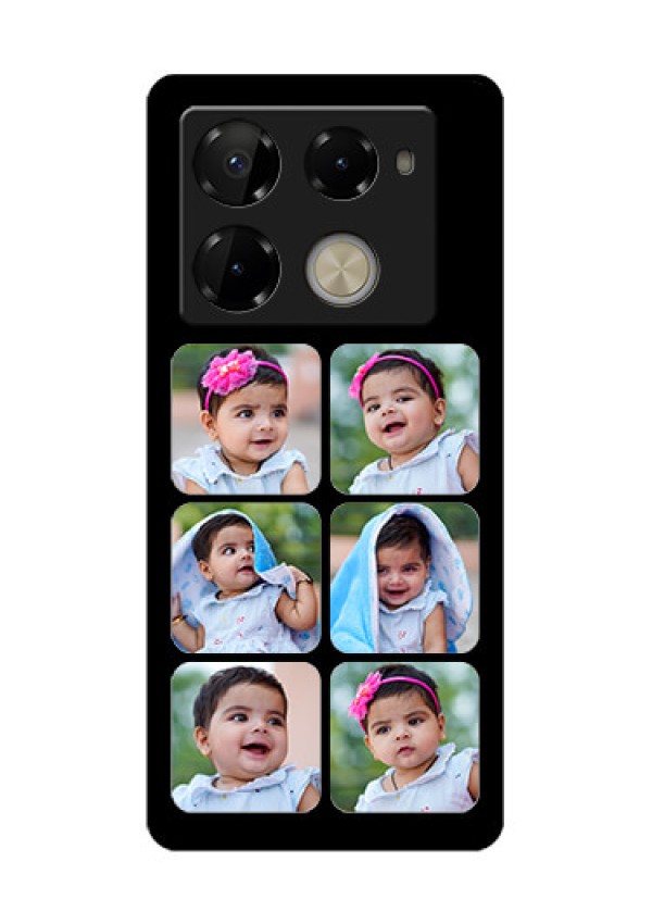 Infinix Note 40 Pro Plus 5G Custom Glass Phone Case - Multiple Pictures Design