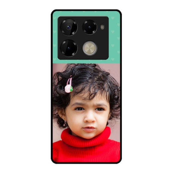 Infinix Note 40 Pro Plus 5G Custom Glass Phone Case - Lovers Picture Design