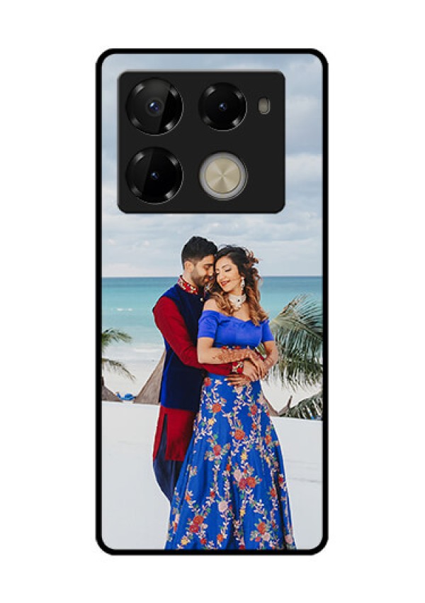 Infinix Note 40 Pro Plus 5G Custom Glass Phone Case - Upload Full Picture Design