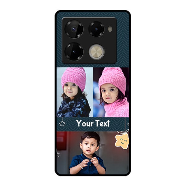 Infinix Note 40 Pro Plus 5G Custom Glass Phone Case - Hanging Stars Design