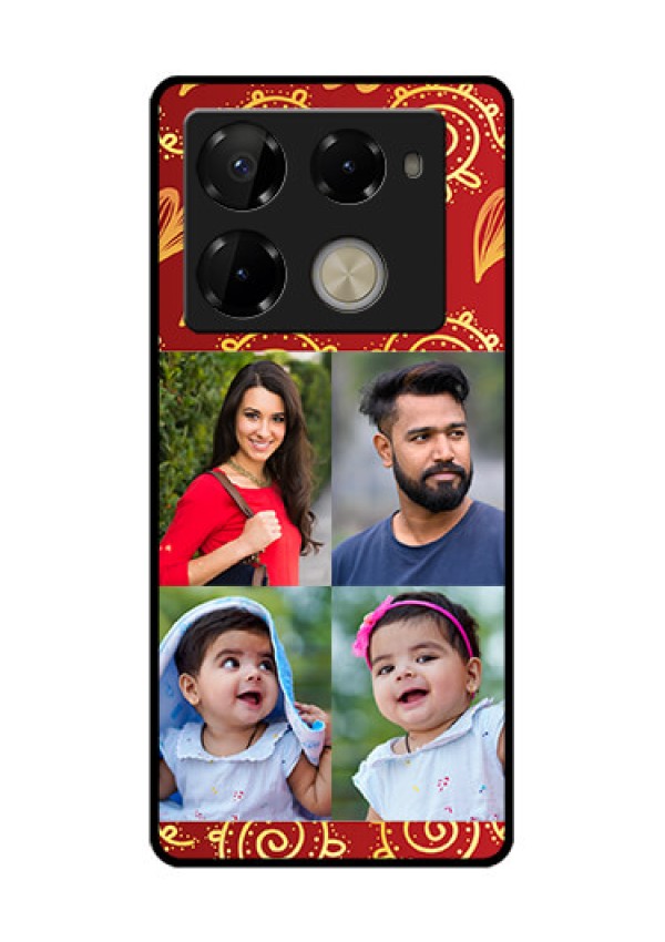Infinix Note 40 Pro Plus 5G Custom Glass Phone Case - 4 Image Traditional Design